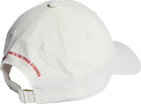 Czapka z daszkiem adidas Seersucker Dad biała IR7910