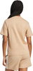 Koszulka damska adidas Essentials 3-Stripes Cotton beżowa JX7616