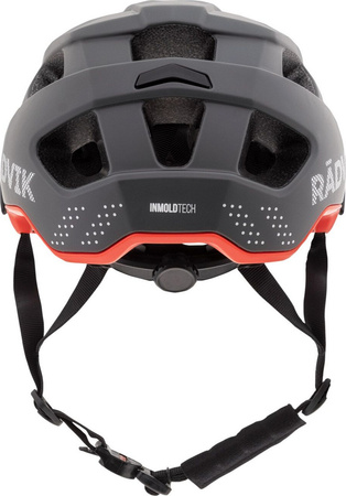 Kask rowerowy na rolki deskorolkę hulajnogę Radvik Slag ciemnoszary rozmiar L