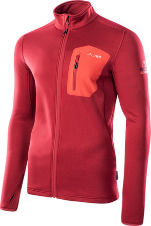 Męska bluza Elbrus Emino Polartec chili pepper/flame scarlet rozmiar M