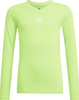 Koszulka termoaktywna dla dzieci adidas Team Base Tee limonkowa GN7513