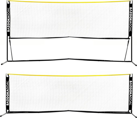 Słupki siatka do siatkonogi badmintona siatkówki Bazookagoal 300x100 cm 03267