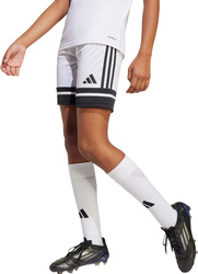 Spodenki dla dzieci adidas Squadra 25 białe JJ2422