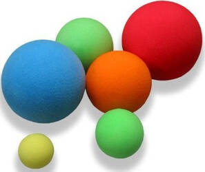 Piłka piankowa 18cm - 1 sztuka