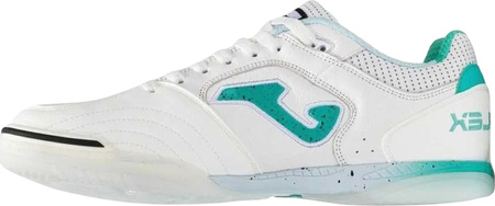 Buty piłkarskie Joma Top Flex 2502 Indoor biało-turkusowe TOPW2502IN
