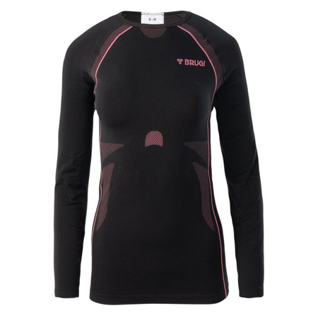 Bielizna termoaktywna damska bluza Brugi 2RC3 czarna rozmiar L/XL