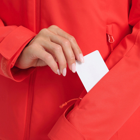 Kurtka narciarska damska 4F F0954 czerwona 4FWAW25TTJAF0954 62S