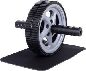 Kółko do ćwiczeń Profit z matą szaro-czarne DK 3218N