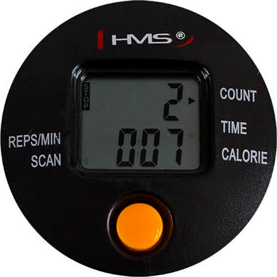 Stepper prosty z linkami Hms S3092 pomarańczowo-biały