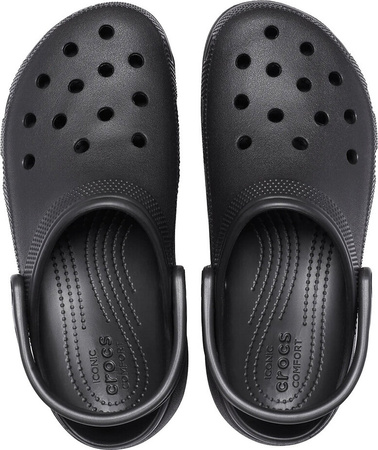 Chodaki sandały klapki damskie Crocs Classic Platform czarne 206750 001