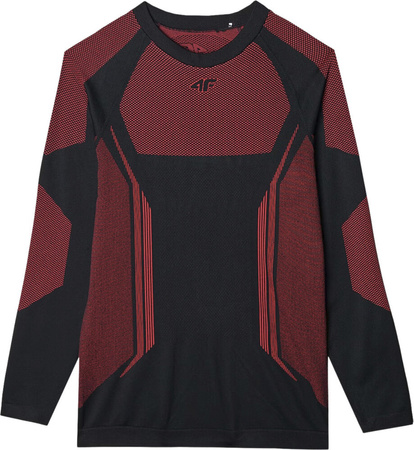 Bielizna termoaktywna koszulka bluza męska 4F M165 czerwona 4FWAW24USEAM165 62S