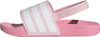Klapki dla dzieci adidas Adilette Estrap różowe JR5331