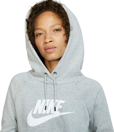 Bluza damska Nike W Essential Hoodie PO HBR szara BV4126 063