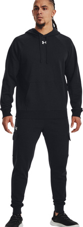 Bluza męska Under Armour Rival Fleece Hoodie czarna 1379757 001