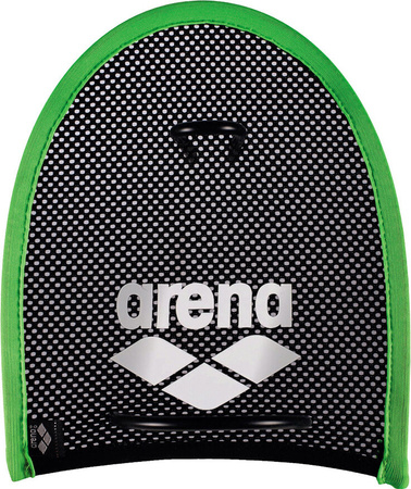 Wiosełka pływackie łapki do nauki pływania na dłonie Arena Flex Paddles zielone