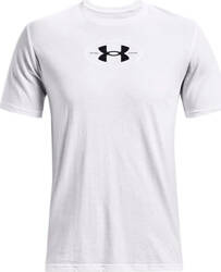 Koszulka męska Under Armour Repeat Ss graphics biała 1371264 100