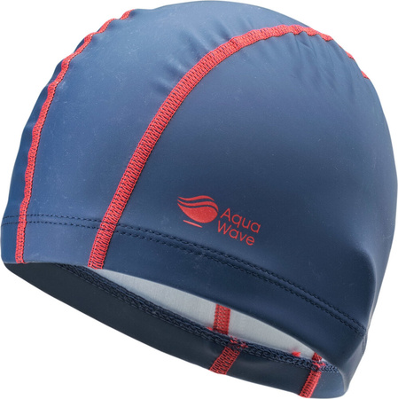 Czepek poliestrowy Aquawave Softswim medival blue/poppy red rozmiar uniwersalny