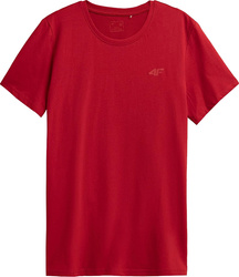 Koszulka męska 4F czerwona NOSH4 TSM352 62S