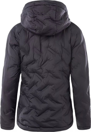 Damska kurtka z kapturem zimowa pikowana Elbrus Ally Wo'S czarna rozmiar M