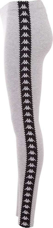 Legginsy damskie Kappa Isadoma szare 309075 15-4101M