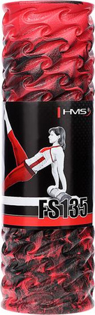 Wałek/Roller Hms FS135 Fitness 45CM czerwono-czarny