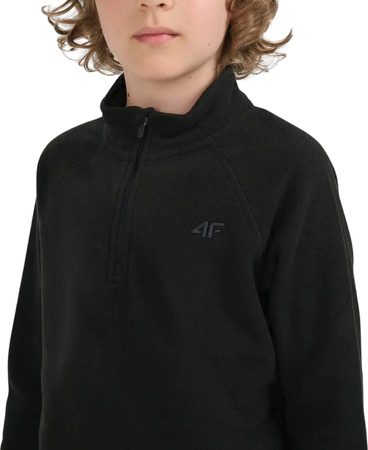 Bluza polarowa dla chłopca 4F M058 czarna 4FJWAW25UFLEM058 20S