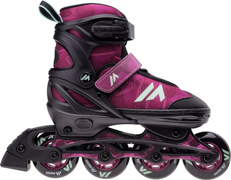 Dziecięce łyżworolki regulowane rolki Martes Galakty JRG ABEC-7 kółka 72mm rozmiar 34-37