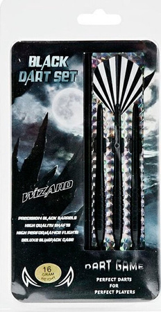 Rzutki do darta softtip dart game 16g - 3 sztuki czarny mosiądz