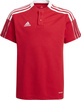 Koszulka dla dzieci adidas Tiro 21 Polo czerwona GM7346