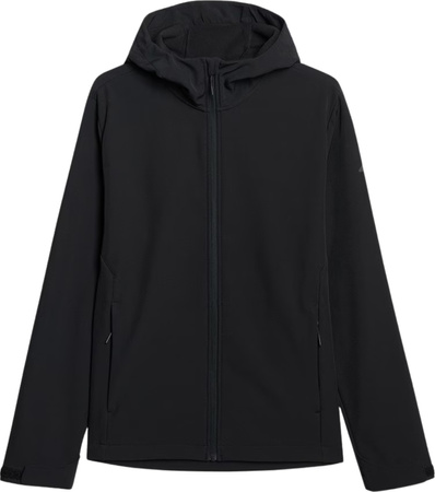 Kurtka męska softshell 4F M362 czarna 4FWAW25TSOFM362 20S