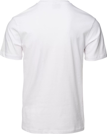 Męska koszulka z krótkim rękawem Hi-tec Playo biała rozmiar XXL