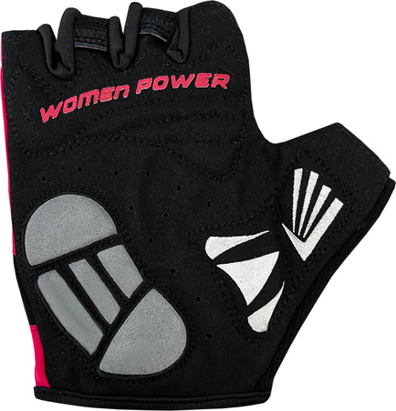 Rękawiczki rowerowe Mechanics Fasty różowe