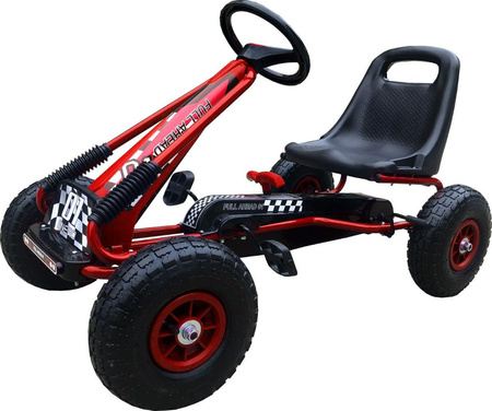 Gokart auto na pedały Enero  01 czerwony 