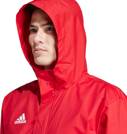 Kurtka męska adidas Entrada 22 All-Weather czerwona IK4009