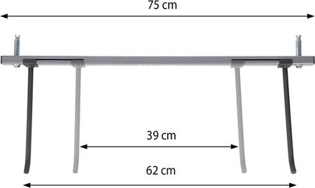 Wieszak na maty commercial HMS str30