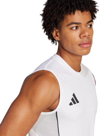 Koszulka męska adidas Tiro 25 Competition Sleeveless Jersey biała JJ1522