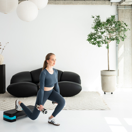 Step do aerobiku HMS as002 black/mint