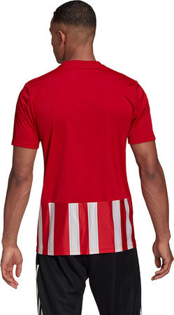 Koszulka męska adidas Striped 21 Jersey czerwono-biała GN7624