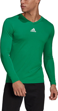 Koszulka termoaktywna męska adidas Team Base Tee zielona GN7504