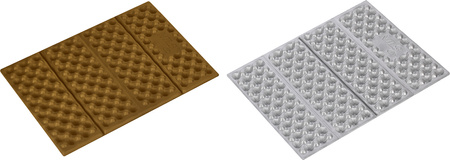 Karimata mata turystyczna do siedzenia składana NC17105 Nils camp brązowa 40x30x2cm