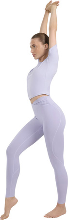 Legginsy damskie 4F FNK F369 jasny fiolet 4FWAW25TFTIF369 34S