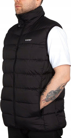 Męska kamizelka bezrękawnik Hi-Tec Sanis czarny rozmiar M