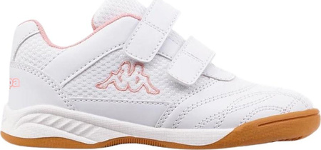Buty sportowe szkolne miejskie dziecięce Kappa Kickoff K biało-różowe 260509K 1072