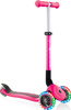 Hulajnoga trójkołowa balansowa Globber Junior Foldable Lights / Fuchsia 437-110
