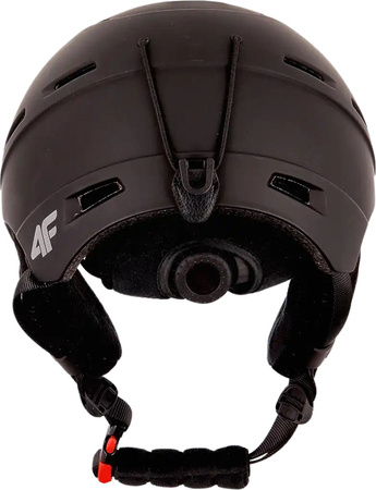 Kask narciarski dla dzieci 4F U063 czarny 4FJWAW24AHELU063 21S rozmiar M 54-58 cm