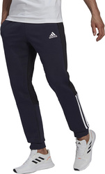 Spodnie męskie adidas Essentials Colorblock Fleece granatowe HK2884