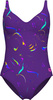 Damski Strój Kąpielowy Women's Arena Abyss Swimsuit U Back  dress blues rozmiar 48