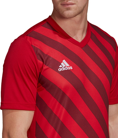 Koszulka męska adidas Entrada 22 Graphic Jersey czerwono-bordowa HB0572