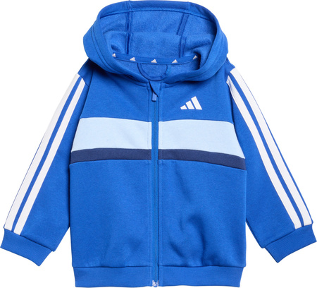 Dres dla dzieci adidas Essentials Tiberio 3 Stripes Fleece niebieski KC6004