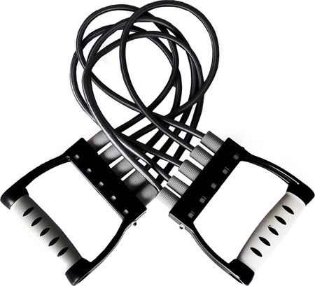 Gumy do ćwiczeń ekspander gumowy treningowy 5 odpinanych gum Profit DK 3227